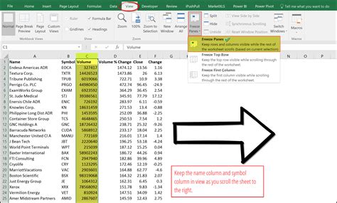 How to Freeze Rows and Columns in Excel BRAD EDGAR