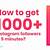 how to get 1000 instagram followers free