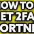 how to get 2fa on nintendo switch on fortnite