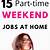 how to get a job near me part-time weekend employment