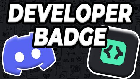 How to Get Discord's Active Developer Badge! YouTube