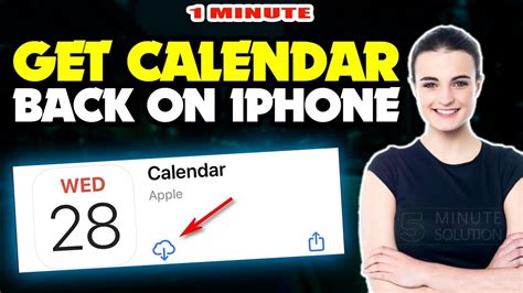 How To Get Calendar Back On Iphone