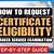 how to get certificate of eligibility in civil service - how to get