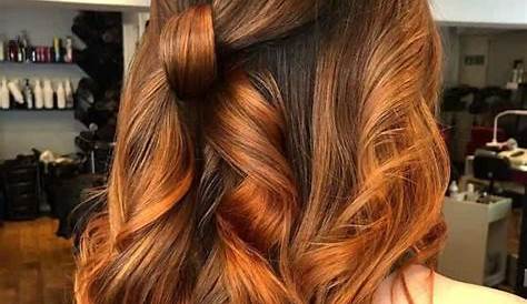 How To Get Dark Brown Hair Copper With Highlights • Kalista Salon