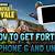 how to get fortnite on iphone