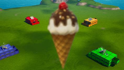 Fortnite's Ice Cream Cone consumable is available in Playgrounds