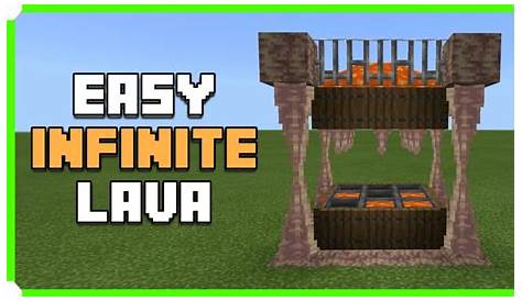 How To Get Infinite Lava In Minecraft