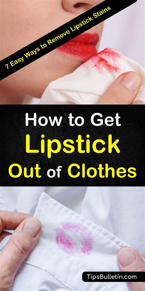 How to Get Lipstick Out of Clothes 8 Easy Ways