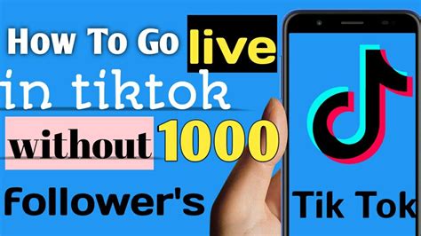How To Go Live On TikTok Without 1,000 Followers How To Apps