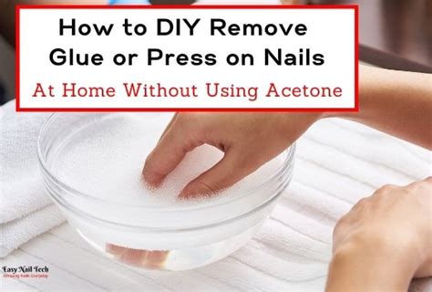 How To Get Nail Glue Off Fingers Without Acetone Tutorial Pics