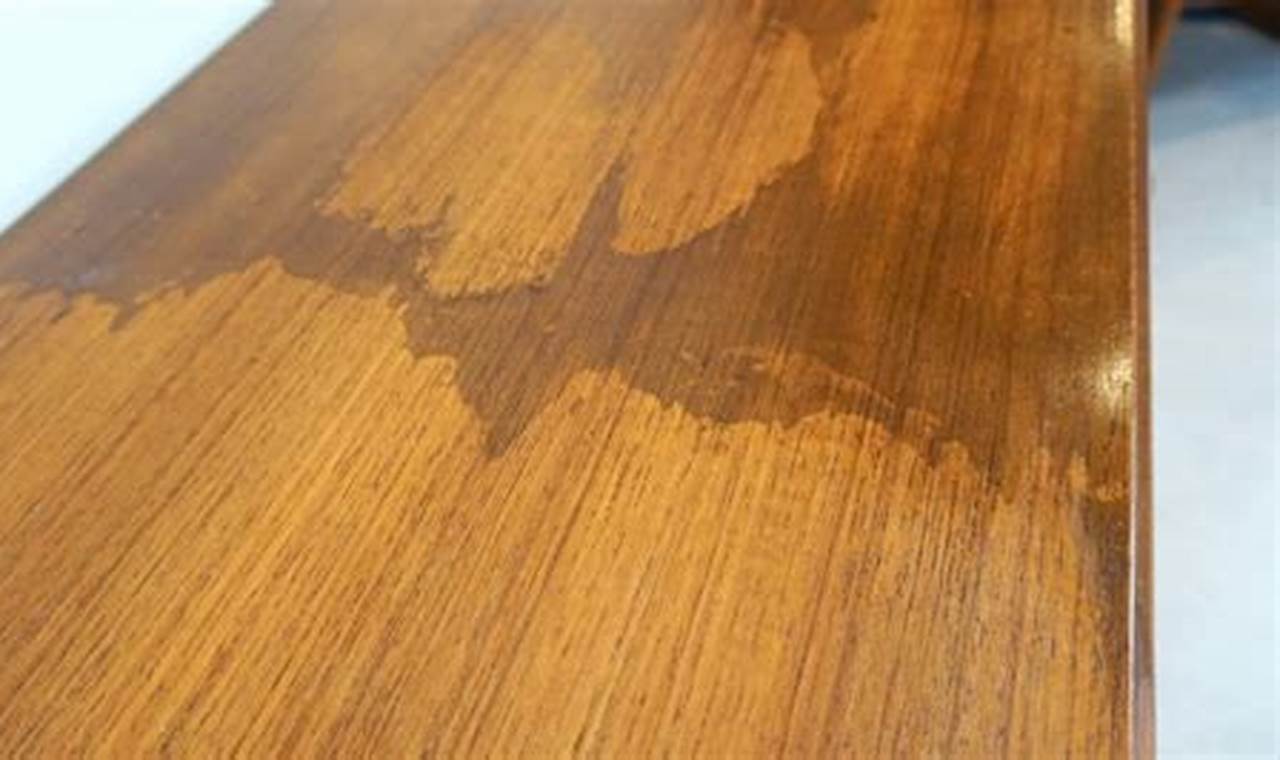 how to get nicotine stains off teak furniture
