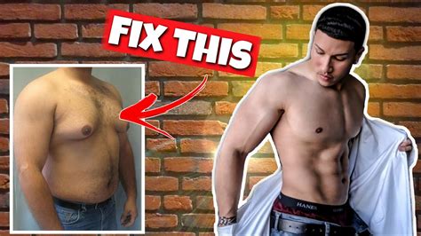 how to get rid of man breasts and belly fat
