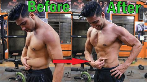 how to get rid of side belly fat male