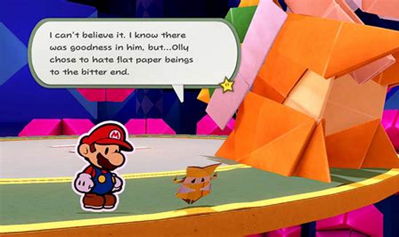 how to get the secret ending in paper mario origami king
