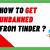 how to get unblocked from tinder