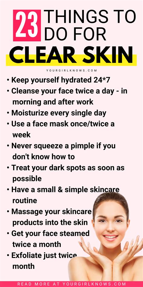 How to get clear skin, glowing skin, skincare, tips, Pinterest