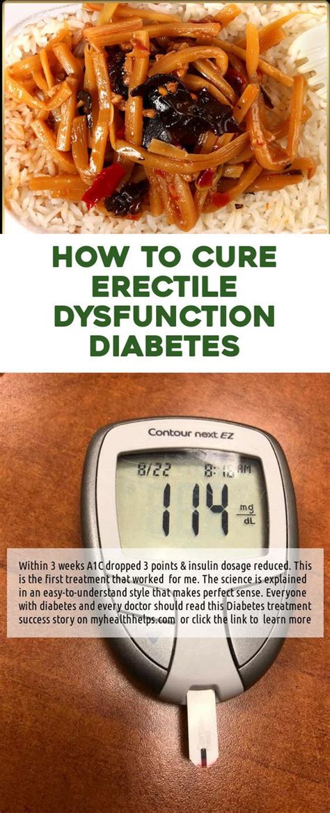 how to help ed with diabetes