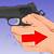 how to hold bird handle pistol