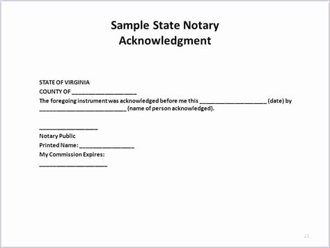 How To Include Notary Signature On Document