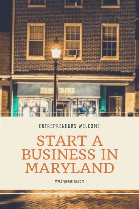 How To Incorporate A Business In Maryland