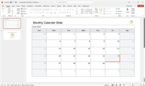 How To Insert Calendar Into Powerpoint