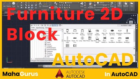 This How To Insert Furniture Blocks In Autocad For Living Room