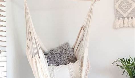 How To Install A Hanging Chair In Bedroom Bohemian Style Decoration With