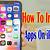 how to install an app to iphone