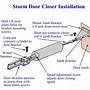 how to install door closer on storm door