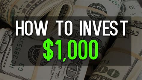 How To Invest 1,000 5 Great Ways To Invest Your Money