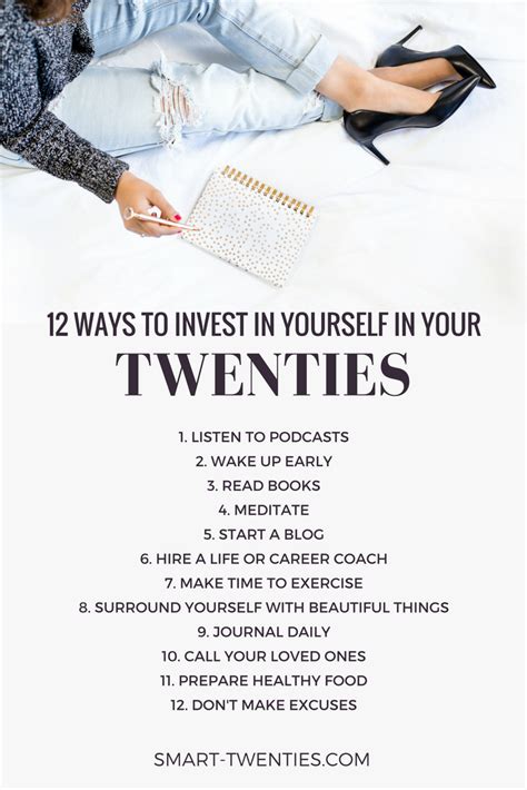 10 Ways I Invest In Myself Smart Twenties