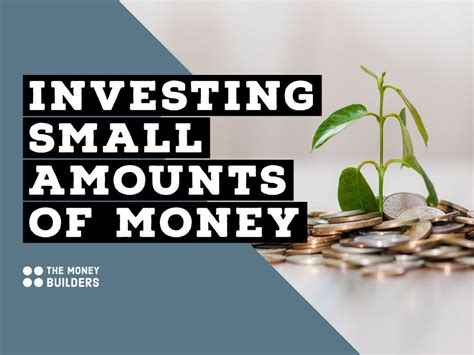 How To Invest Small Amounts Of Money Investing, Investing money