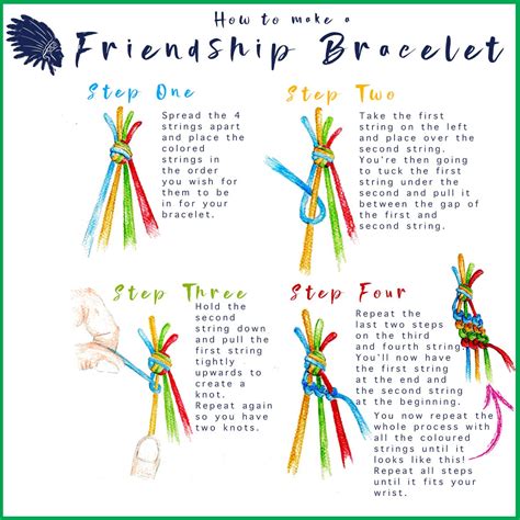 How to Make a Friendship Bracelet with a Simple Sliding Knot ThriftyFun