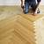 how to lay engineered herringbone flooring