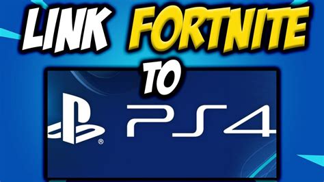 How To Link Fortnite Account To PS4 EASY! Link Epic Games Account To