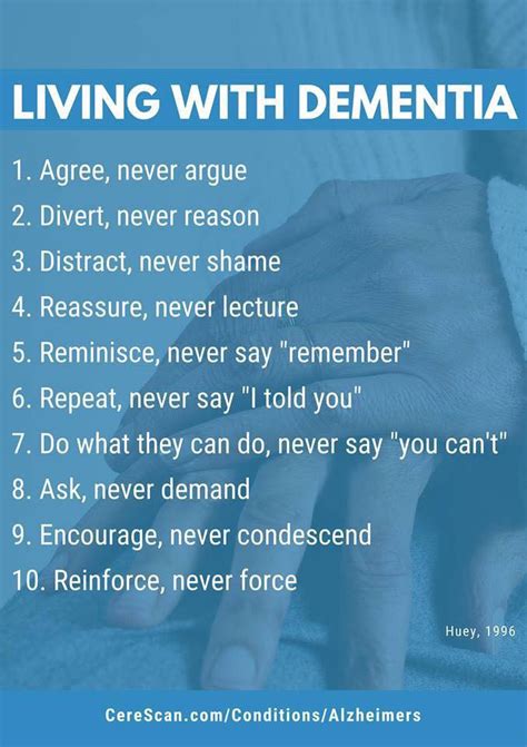 how to live with a parent with dementia