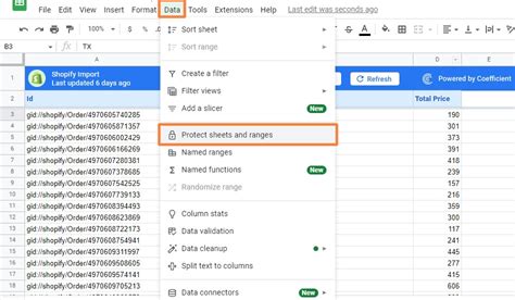 How to Lock a Row in Google Sheets
