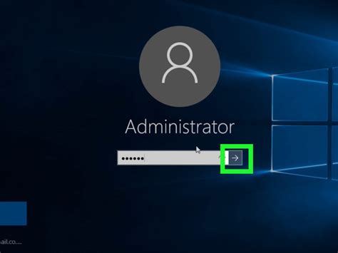 How to unlock and login as the built in administrator in windows 10