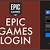 how to log into epic games with username