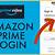 how to login to amazon