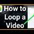 how to loop a video on iphone 12 without an app