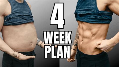 how to lose belly fat in 4 weeks at home