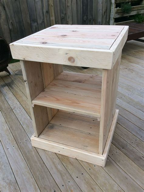 Bedside table woodworking plans My portable workbench