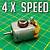 how to make a dc motor spin faster