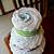 how to make a diaper cake without rolling