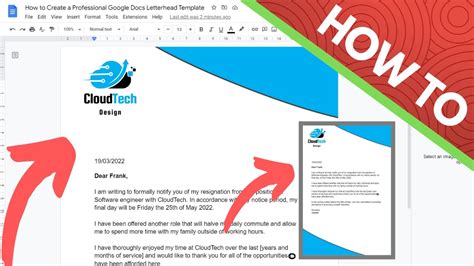 How To Make A Letterhead In Google Docs How To Make A Letterhead