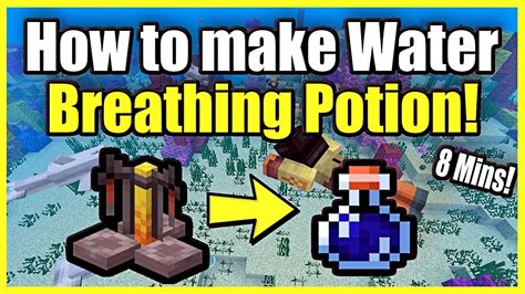 Minecraft How to Make Potion of Water Breathing (300 & 800)