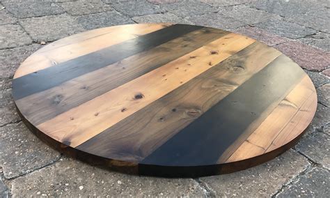 Reclaimed Round Wood Table Tops Restaurant & Cafe Supplies Online