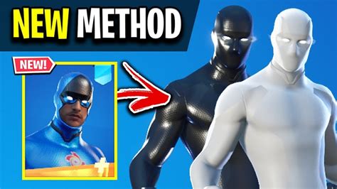 How to make your Fortnite superhero skin all black (After the update