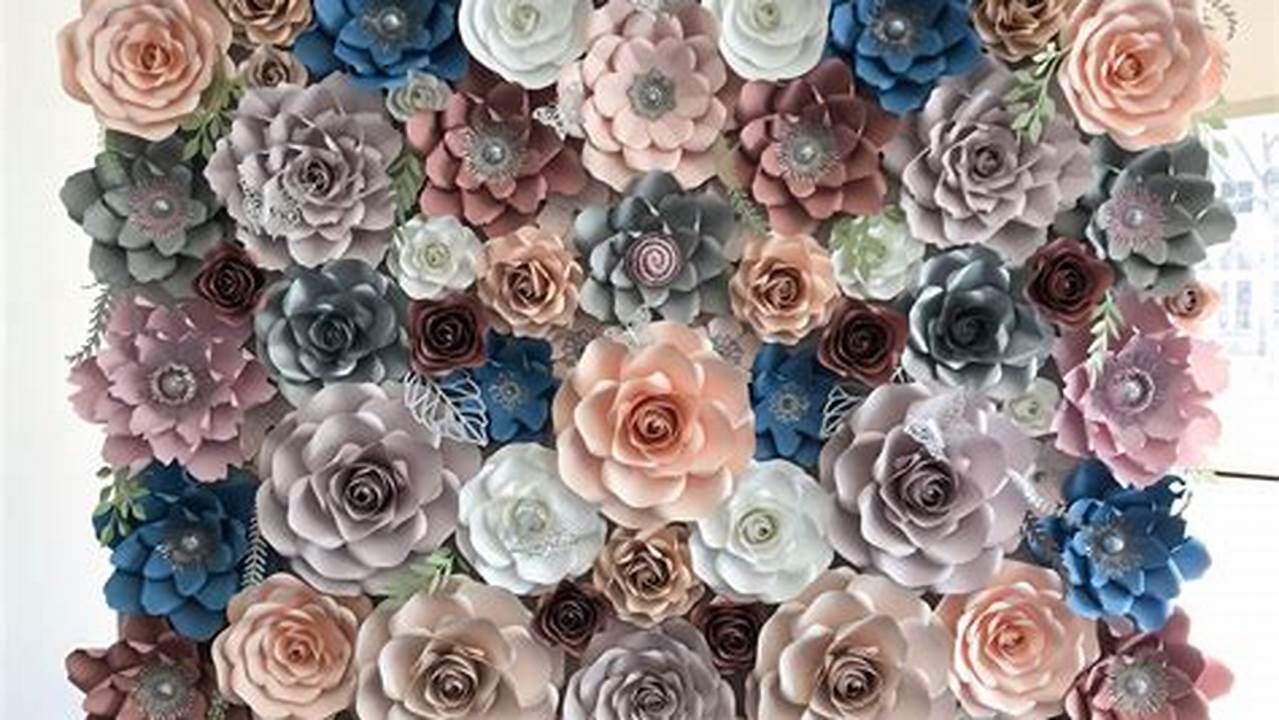 Unveiling the Art of Paper Flower Walls: Discoveries and Insights